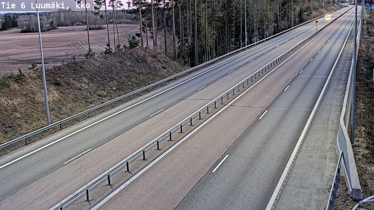Kelikamerat Kuva Tie 6 Luumäki, kirkko, Luumäki, Etelä-Karjala