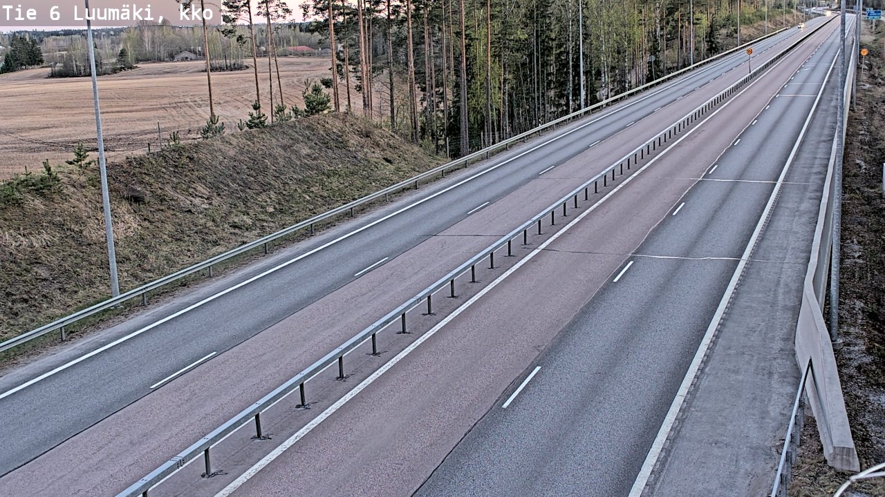 Kelikamerat Kuva Tie 6 Luumäki, kirkko, Luumäki, Etelä-Karjala