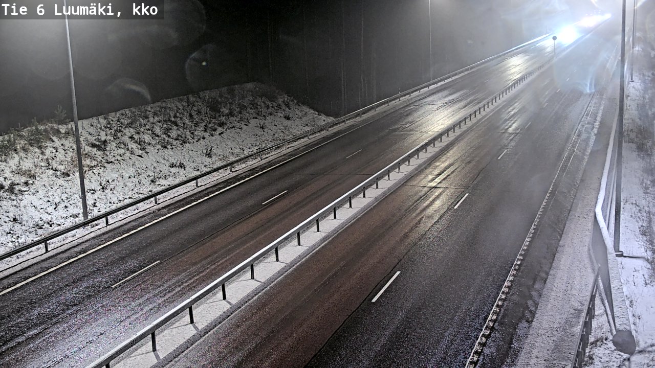 Weather Camera Image Road 6 Luumäki, kirkko, Luumäki, Etelä-Karjala