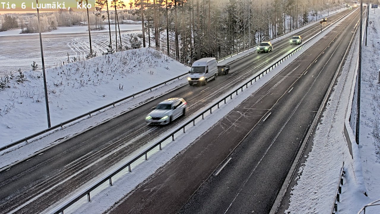 Kelikamerat Kuva Tie 6 Luumäki, kirkko, Luumäki, Etelä-Karjala