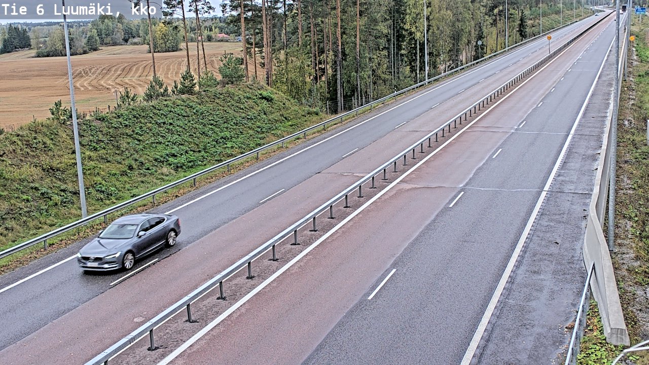 Weather Camera Image Road 6 Luumäki, kirkko, Luumäki, Etelä-Karjala