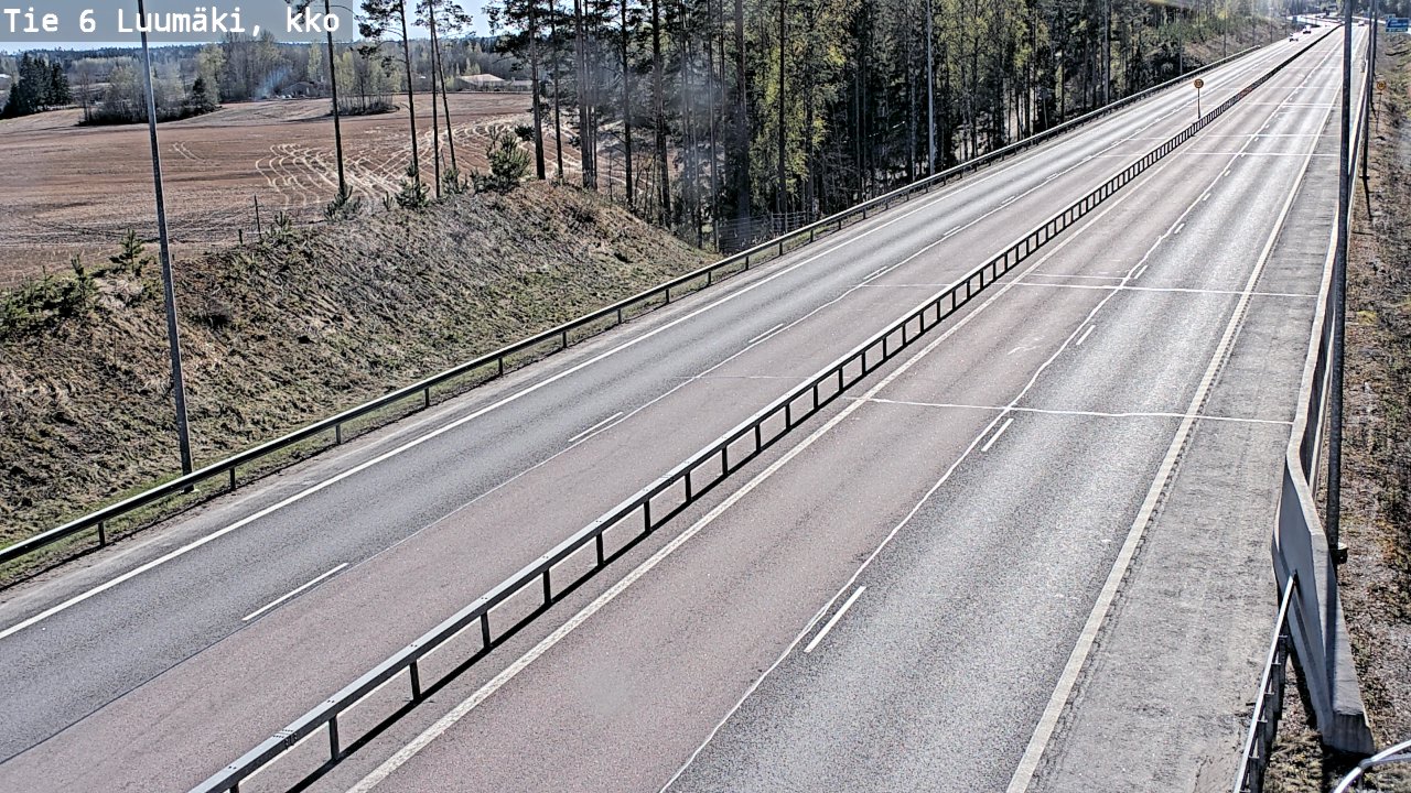 Kelikamerat Kuva Tie 6 Luumäki, kirkko, Luumäki, Etelä-Karjala