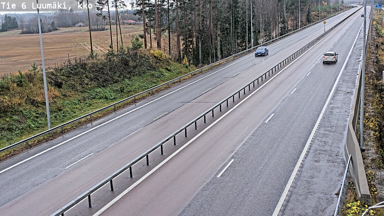 Kelikamerat Kuva Tie 6 Luumäki, kirkko, Luumäki, Etelä-Karjala