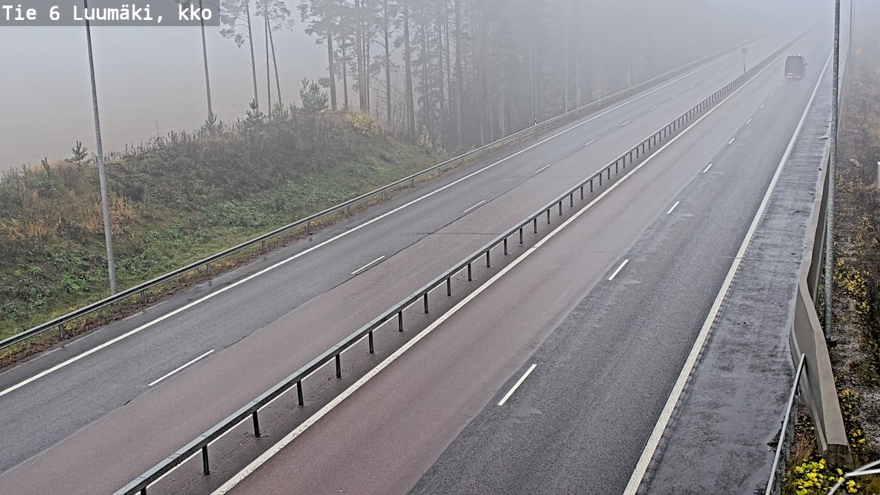 Kelikamerat Kuva Tie 6 Luumäki, kirkko, Luumäki, Etelä-Karjala