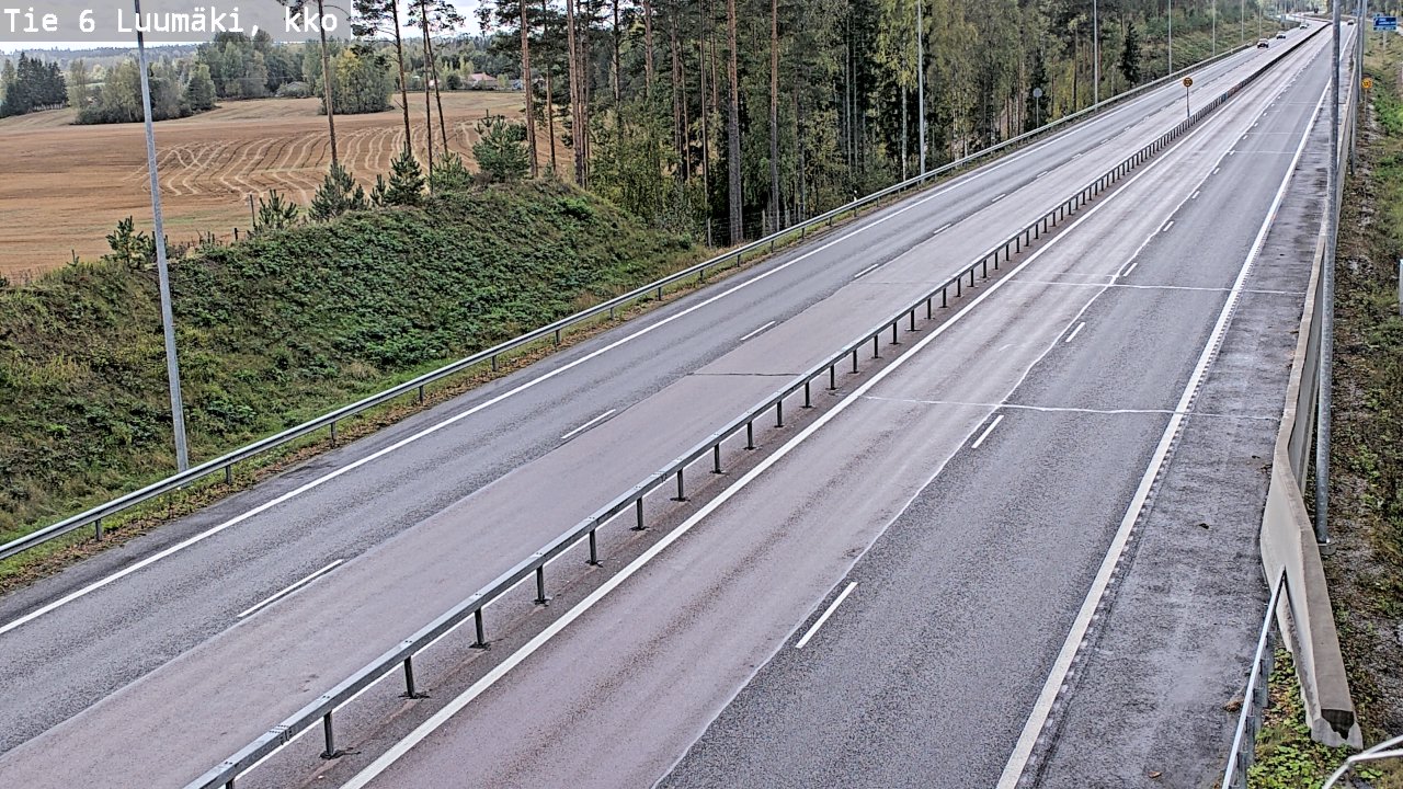 Kelikamerat Kuva Tie 6 Luumäki, kirkko, Luumäki, Etelä-Karjala