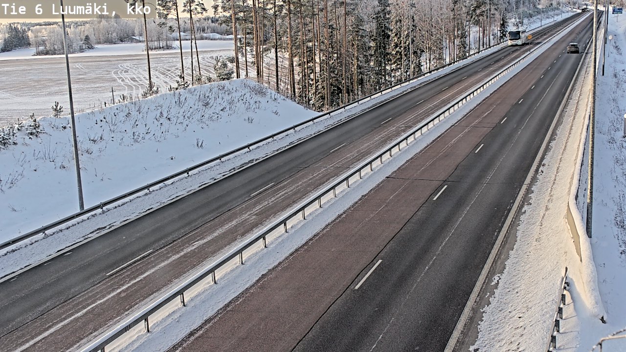 Kelikamerat Kuva Tie 6 Luumäki, kirkko, Luumäki, Etelä-Karjala