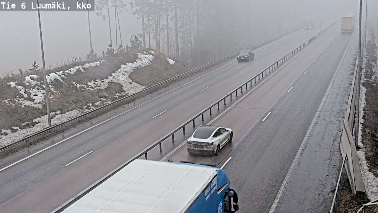 Kelikamerat Kuva Tie 6 Luumäki, kirkko, Luumäki, Etelä-Karjala