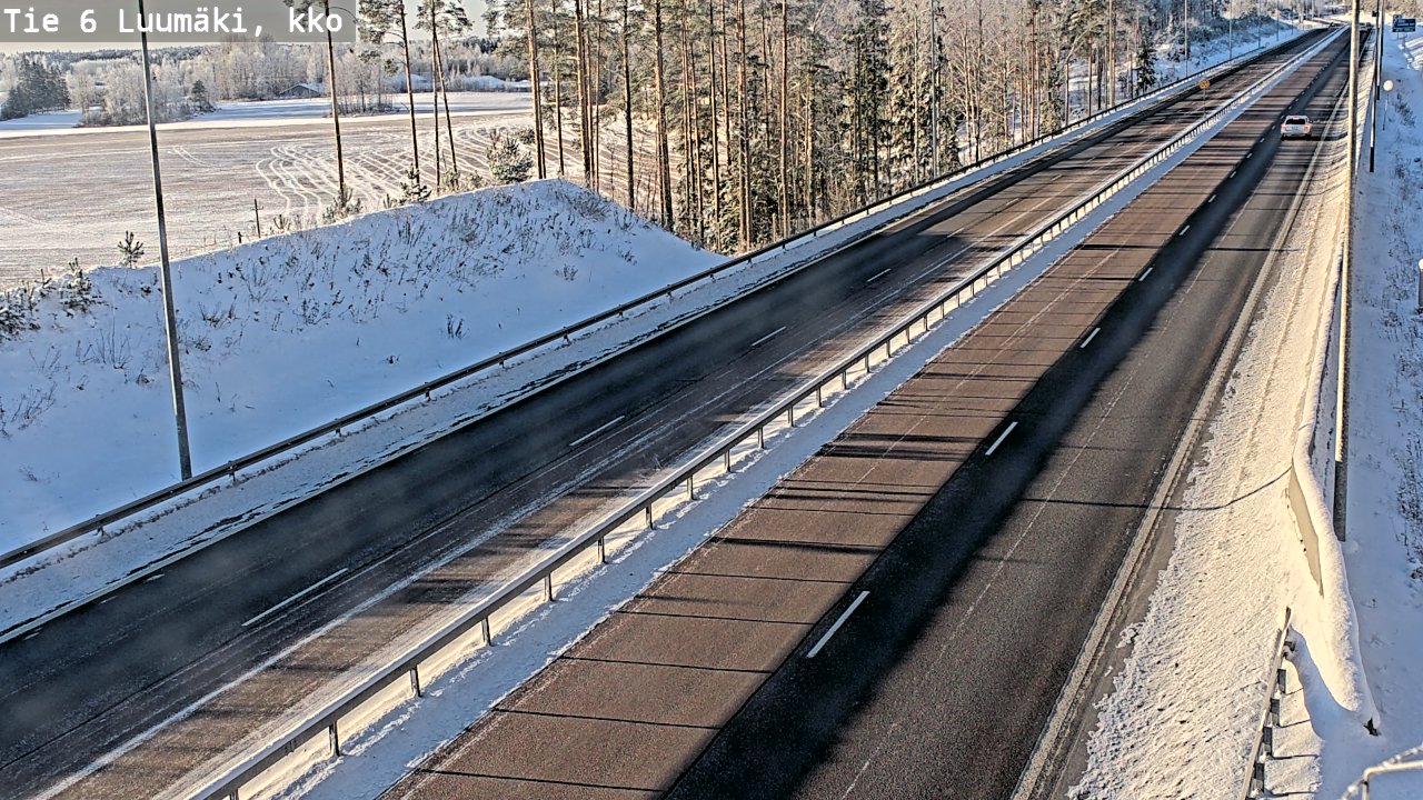 Kelikamerat Kuva Tie 6 Luumäki, kirkko, Luumäki, Etelä-Karjala