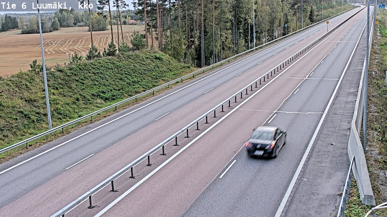 Kelikamerat Kuva Tie 6 Luumäki, kirkko, Luumäki, Etelä-Karjala