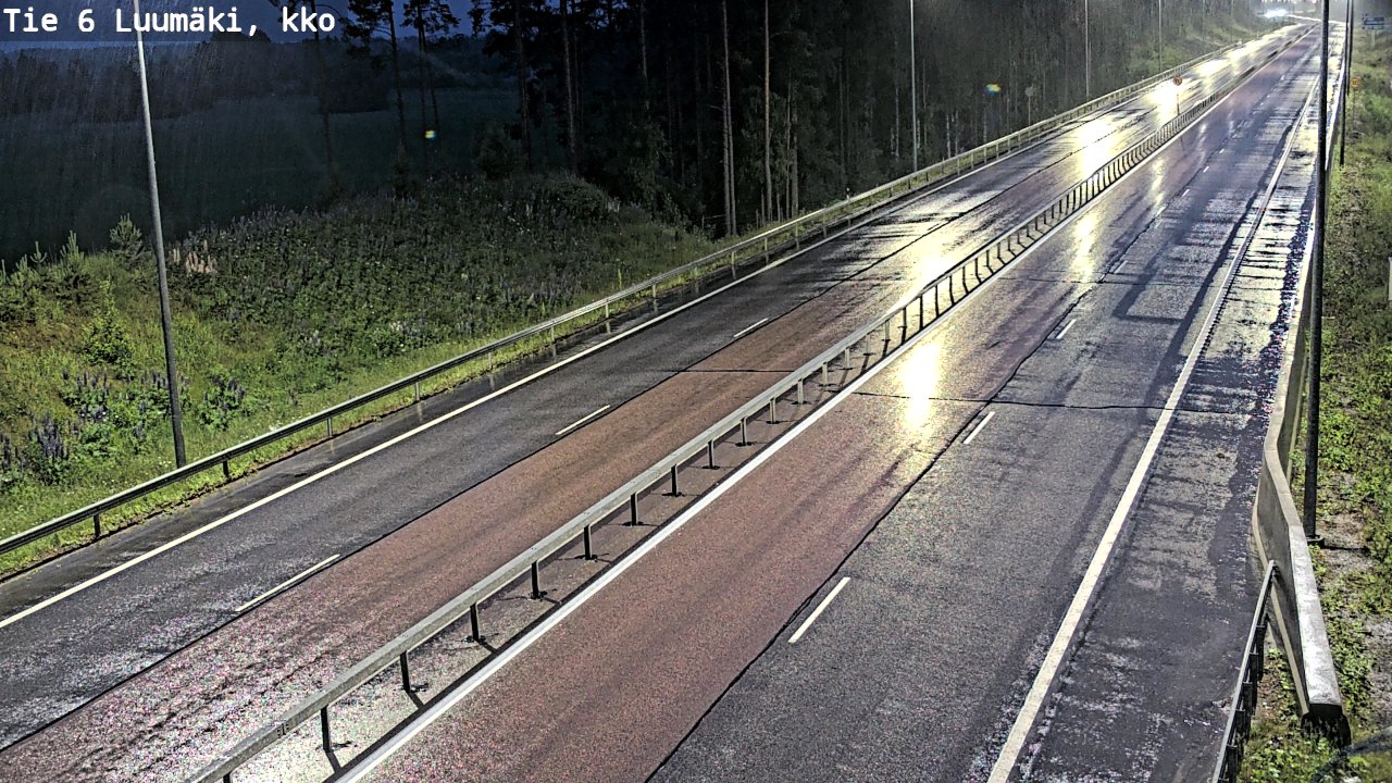Kelikamerat Kuva Tie 6 Luumäki, kirkko, Luumäki, Etelä-Karjala