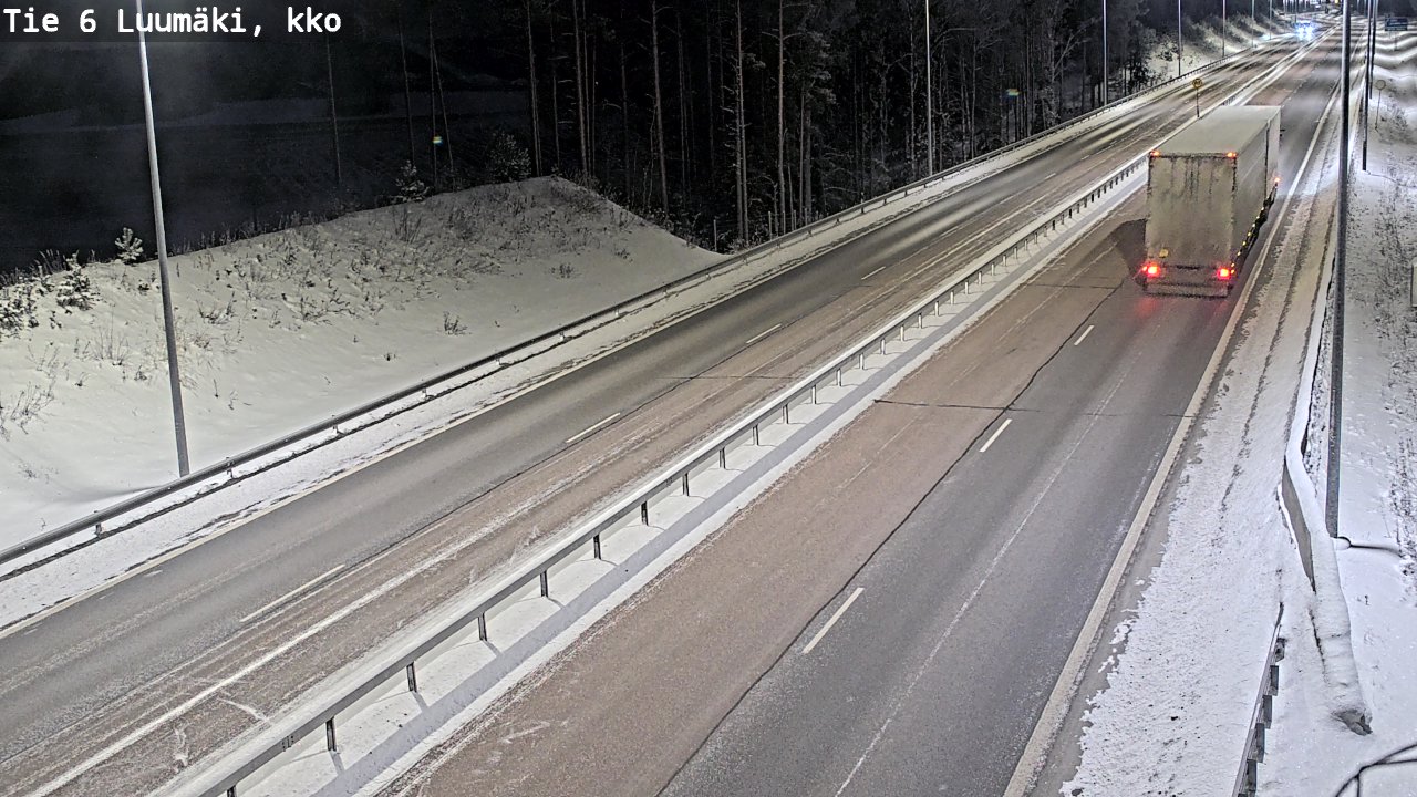 Kelikamerat Kuva Tie 6 Luumäki, kirkko, Luumäki, Etelä-Karjala