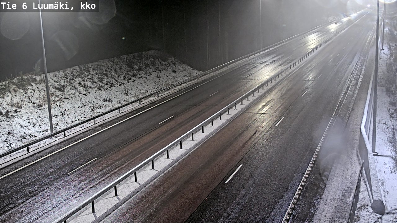 Weather Camera Image Road 6 Luumäki, kirkko, Luumäki, Etelä-Karjala