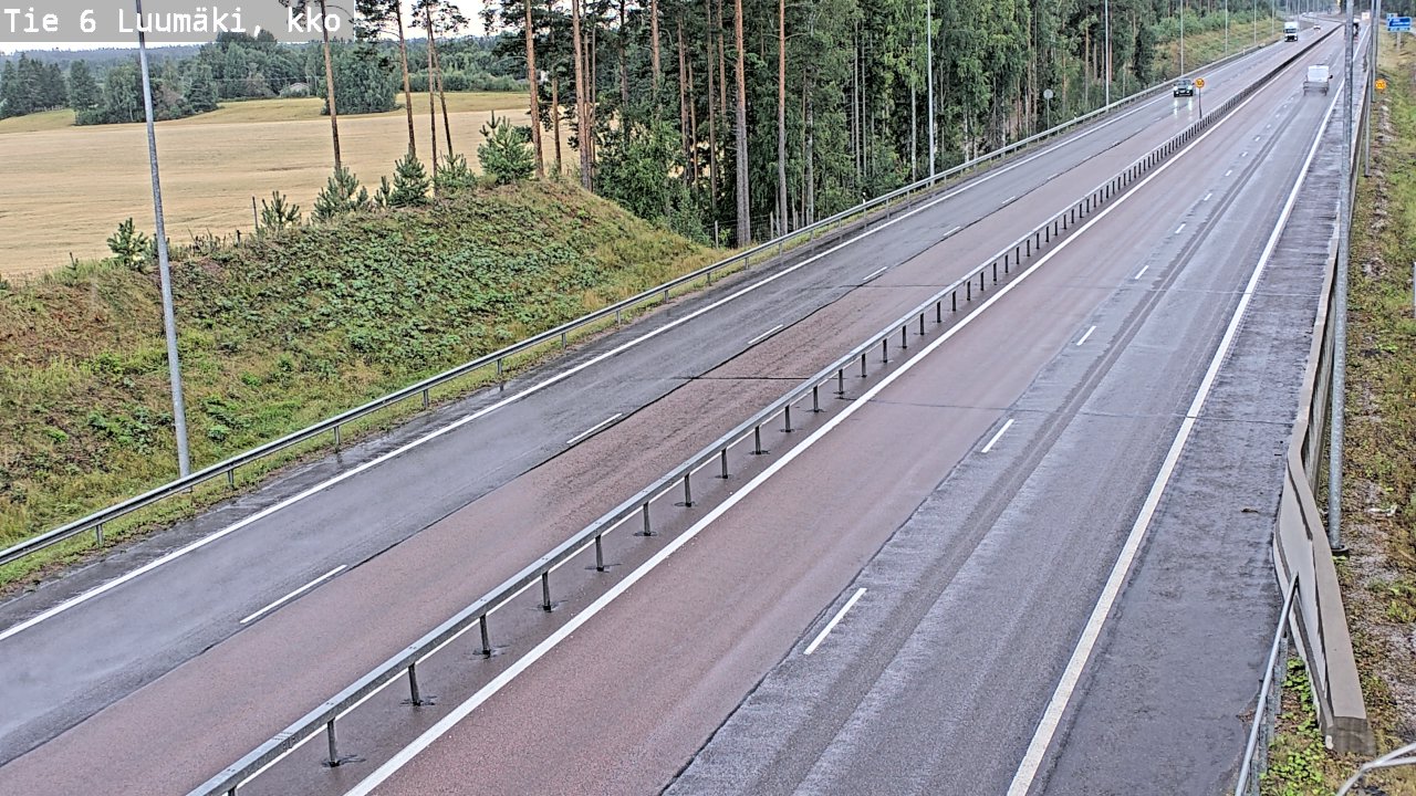 Kelikamerat Kuva Tie 6 Luumäki, kirkko, Luumäki, Etelä-Karjala