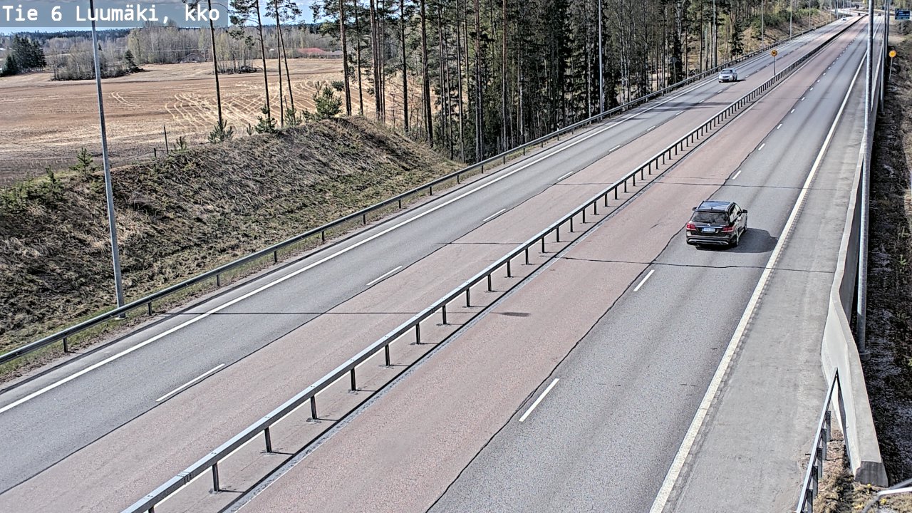 Kelikamerat Kuva Tie 6 Luumäki, kirkko, Luumäki, Etelä-Karjala