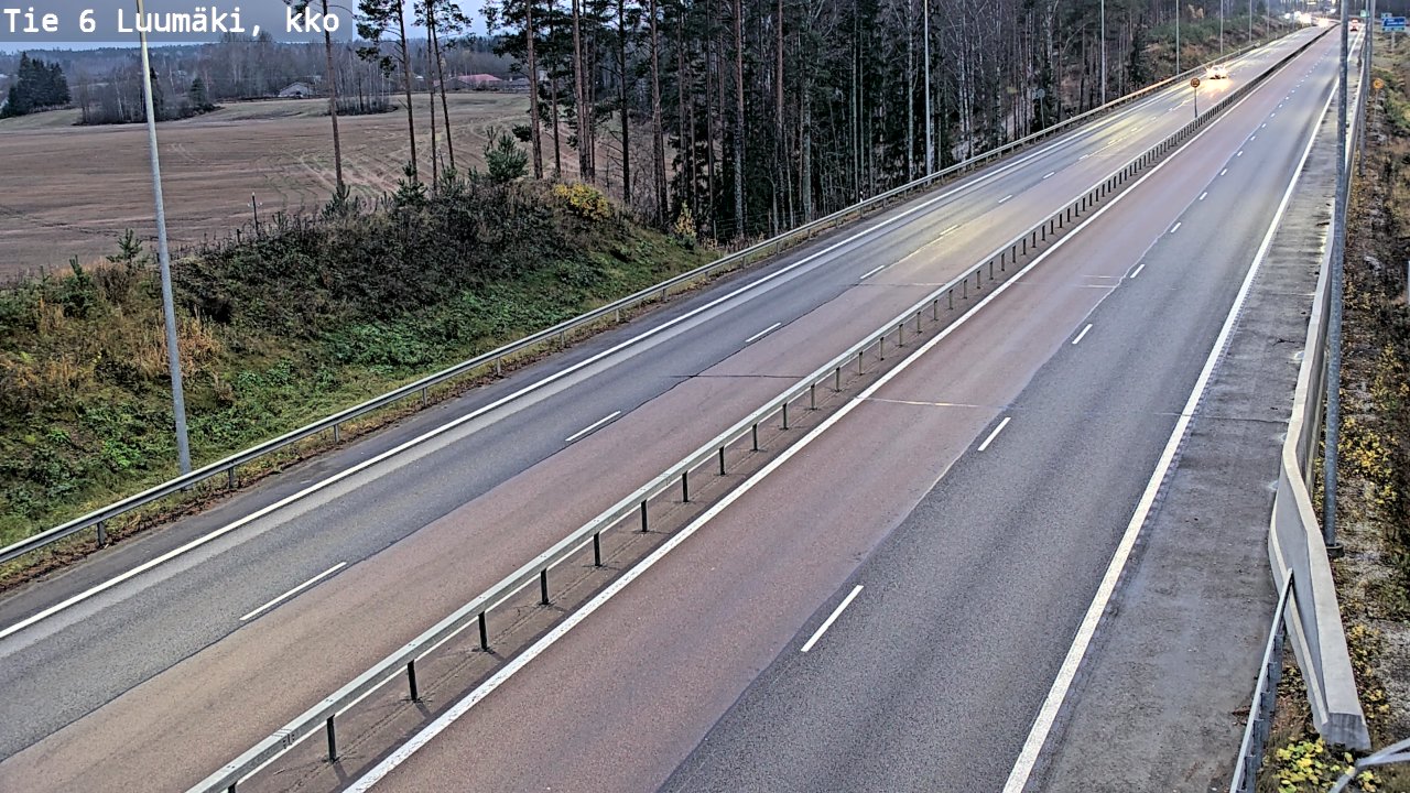 Kelikamerat Kuva Tie 6 Luumäki, kirkko, Luumäki, Etelä-Karjala