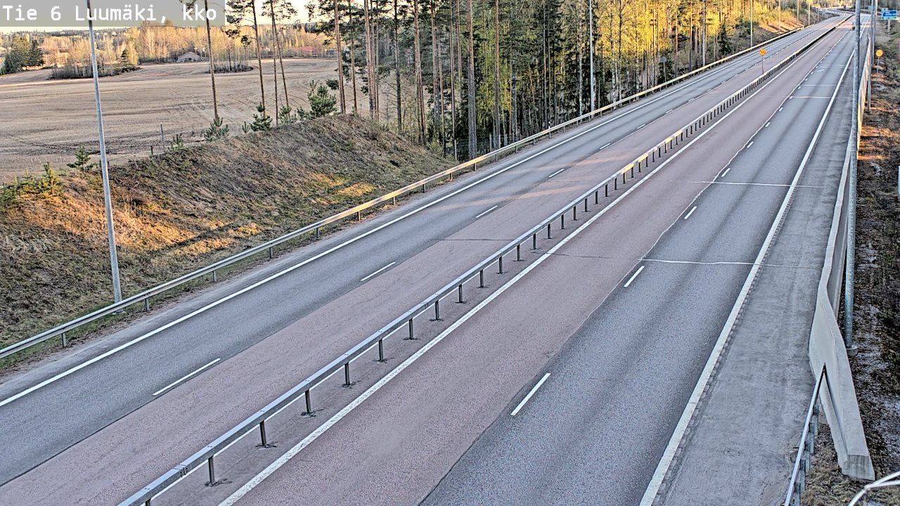 Kelikamerat Kuva Tie 6 Luumäki, kirkko, Luumäki, Etelä-Karjala