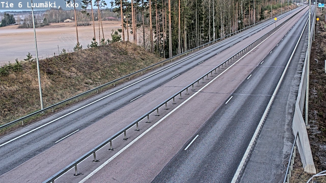 Kelikamerat Kuva Tie 6 Luumäki, kirkko, Luumäki, Etelä-Karjala
