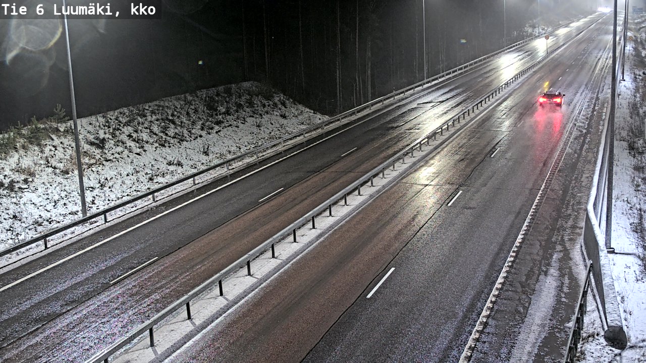 Weather Camera Image Road 6 Luumäki, kirkko, Luumäki, Etelä-Karjala