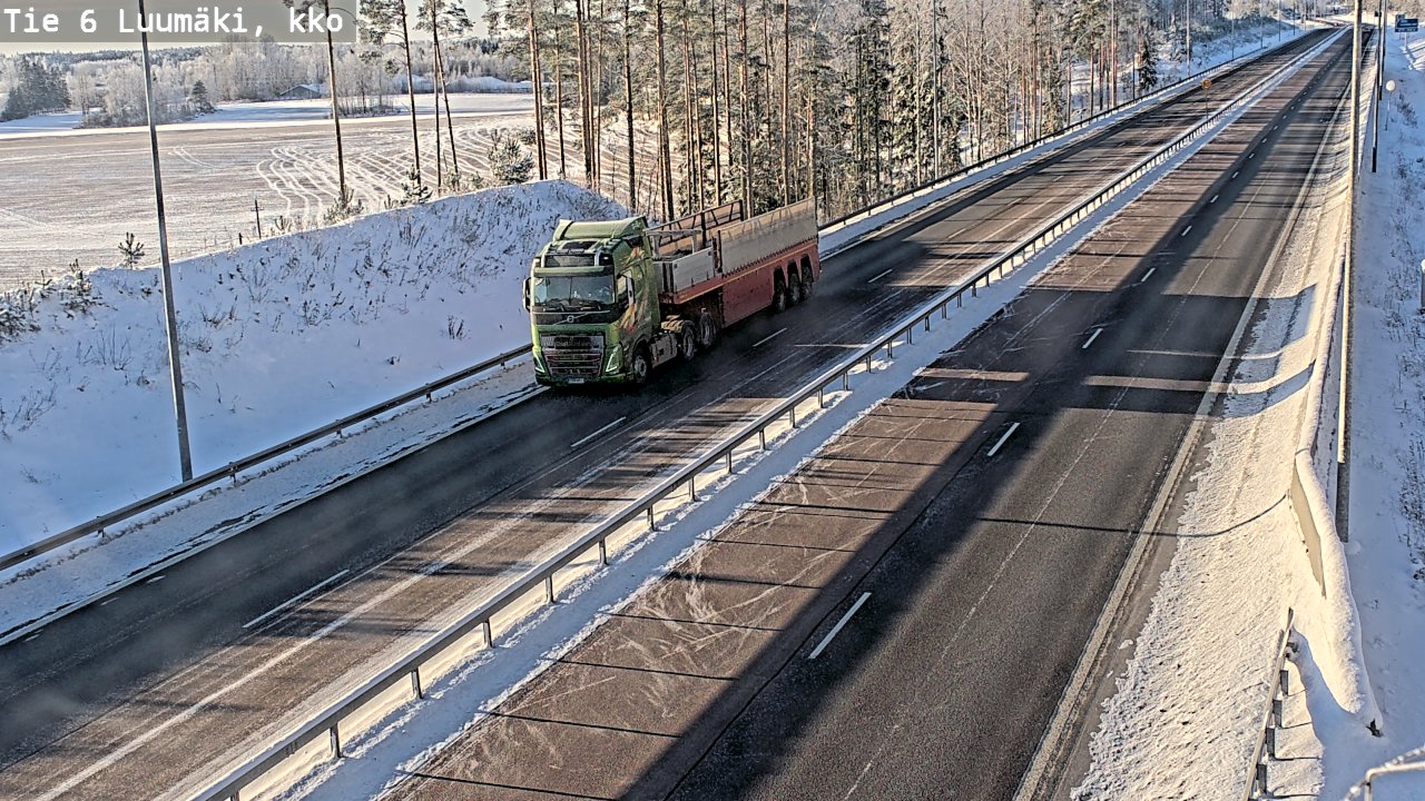 Kelikamerat Kuva Tie 6 Luumäki, kirkko, Luumäki, Etelä-Karjala