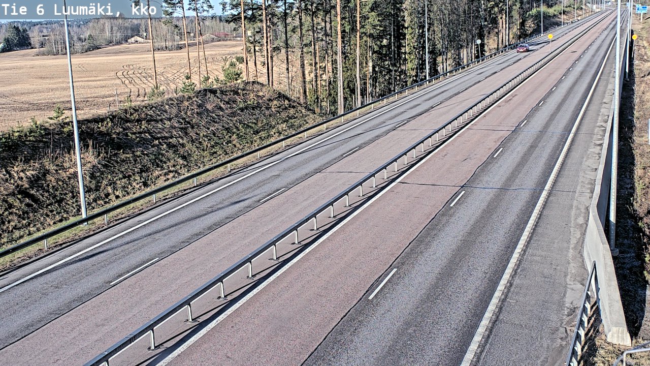 Kelikamerat Kuva Tie 6 Luumäki, kirkko, Luumäki, Etelä-Karjala