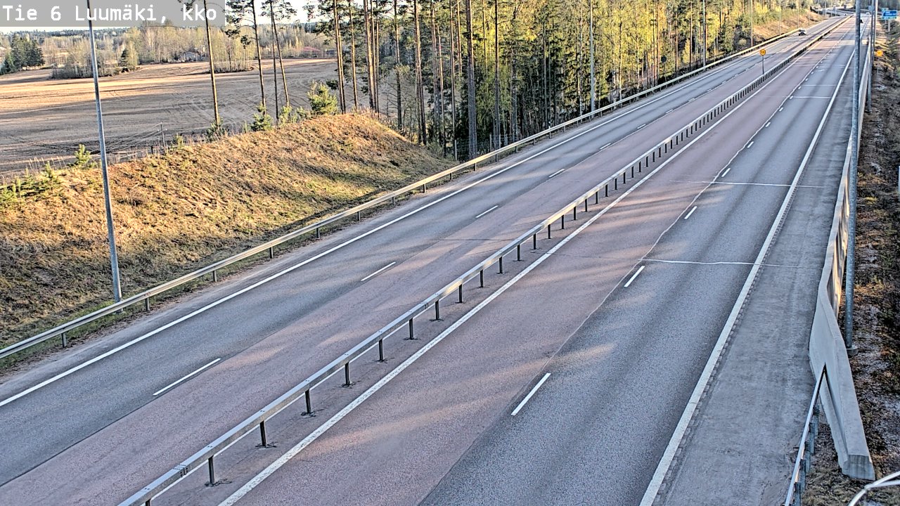 Kelikamerat Kuva Tie 6 Luumäki, kirkko, Luumäki, Etelä-Karjala