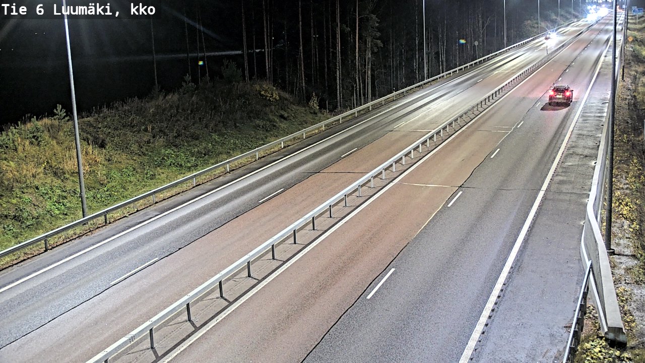 Kelikamerat Kuva Tie 6 Luumäki, kirkko, Luumäki, Etelä-Karjala