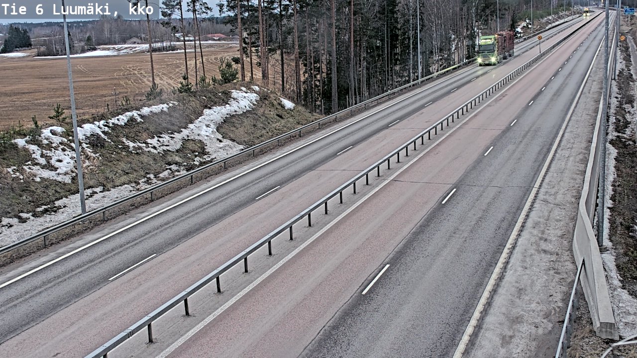 Kelikamerat Kuva Tie 6 Luumäki, kirkko, Luumäki, Etelä-Karjala