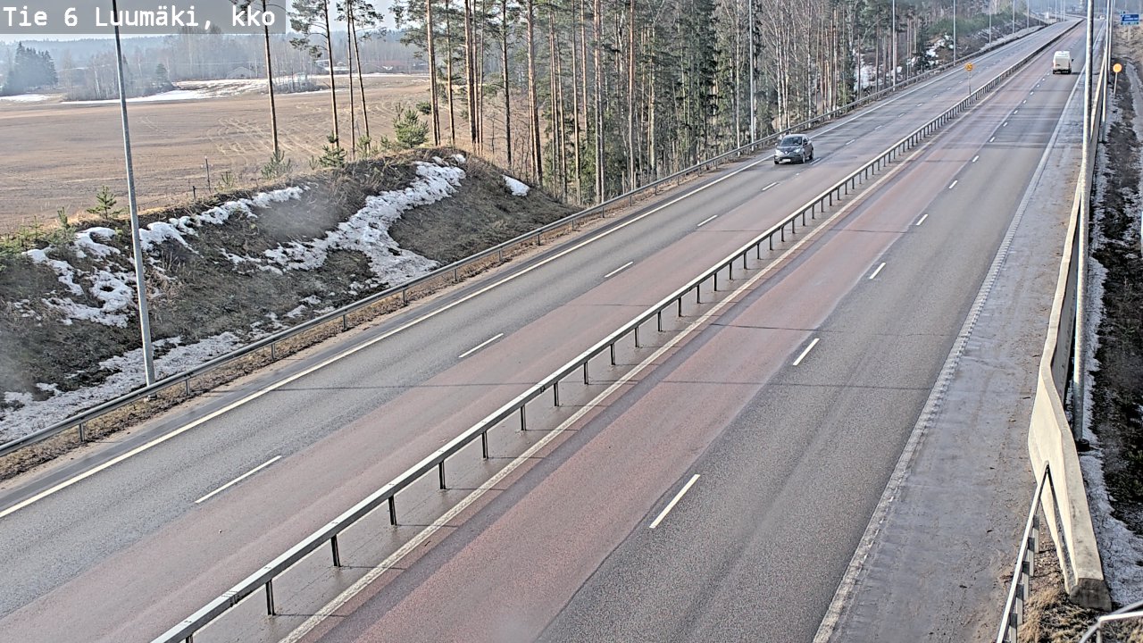 Weather Camera Image Road 6 Luumäki, kirkko, Luumäki, Etelä-Karjala