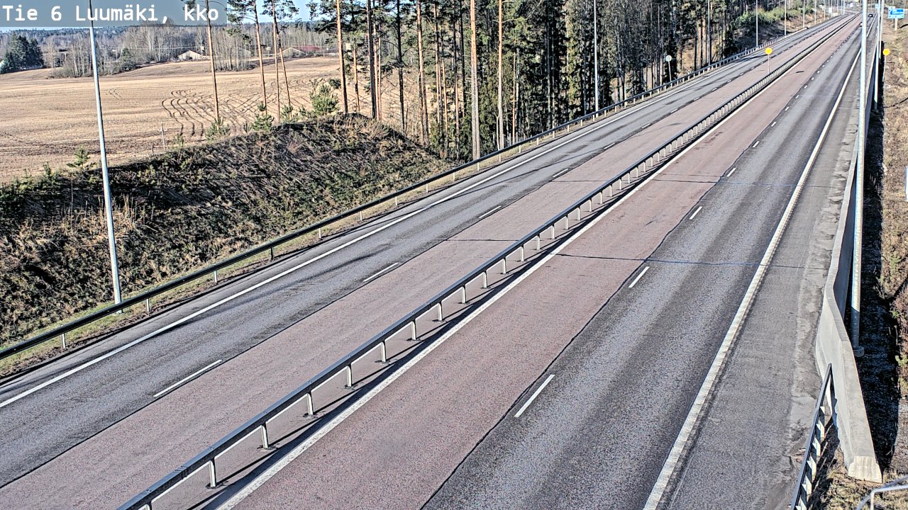 Kelikamerat Kuva Tie 6 Luumäki, kirkko, Luumäki, Etelä-Karjala