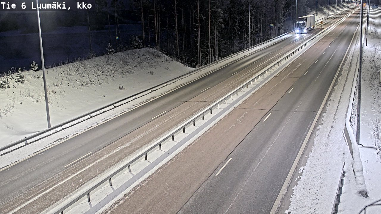 Kelikamerat Kuva Tie 6 Luumäki, kirkko, Luumäki, Etelä-Karjala