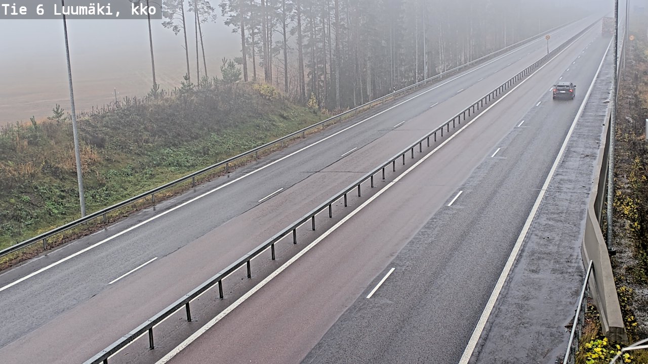 Kelikamerat Kuva Tie 6 Luumäki, kirkko, Luumäki, Etelä-Karjala