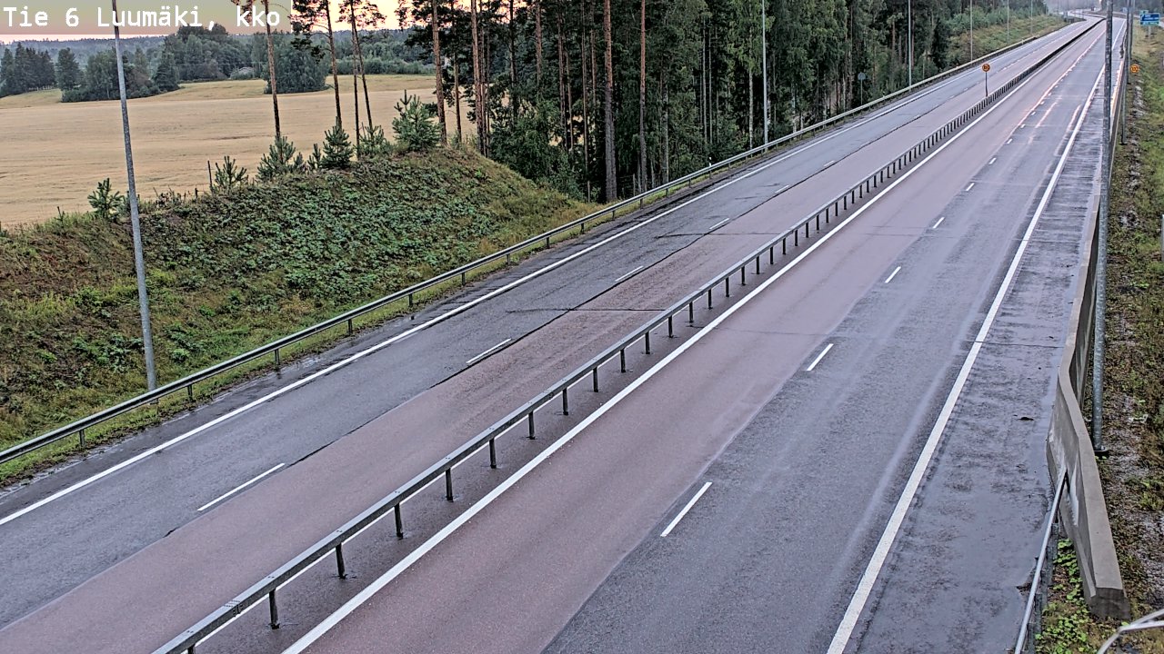Kelikamerat Kuva Tie 6 Luumäki, kirkko, Luumäki, Etelä-Karjala