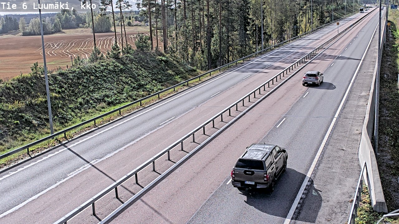 Kelikamerat Kuva Tie 6 Luumäki, kirkko, Luumäki, Etelä-Karjala