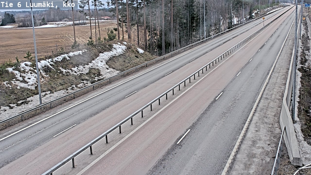 Kelikamerat Kuva Tie 6 Luumäki, kirkko, Luumäki, Etelä-Karjala