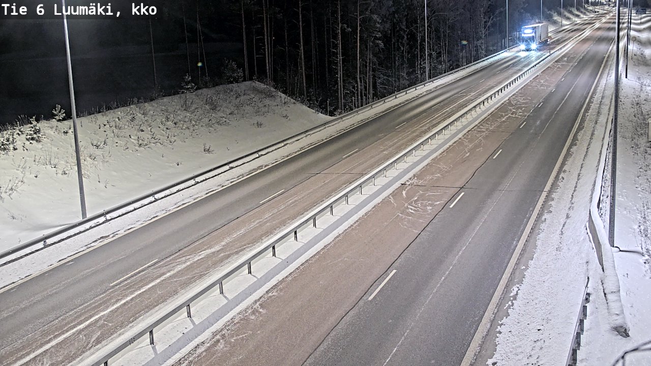 Kelikamerat Kuva Tie 6 Luumäki, kirkko, Luumäki, Etelä-Karjala