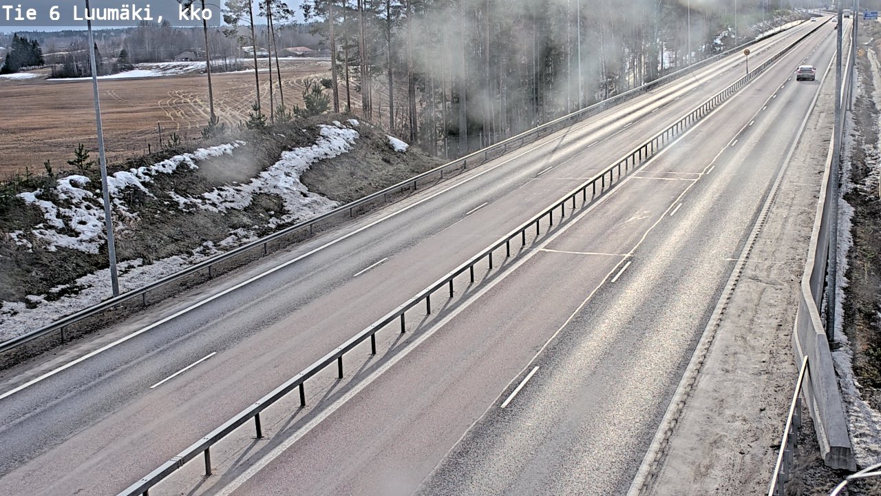 Kelikamerat Kuva Tie 6 Luumäki, kirkko, Luumäki, Etelä-Karjala