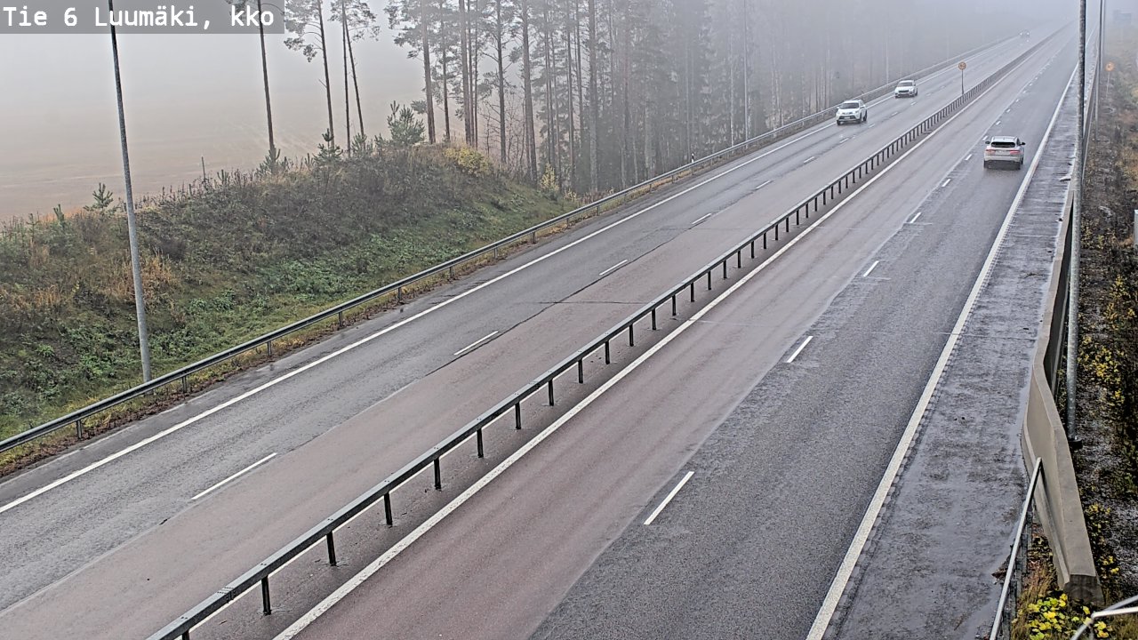 Kelikamerat Kuva Tie 6 Luumäki, kirkko, Luumäki, Etelä-Karjala