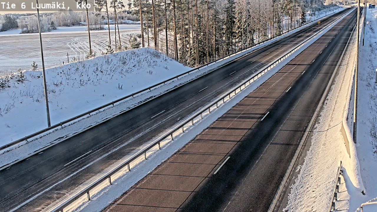 Kelikamerat Kuva Tie 6 Luumäki, kirkko, Luumäki, Etelä-Karjala