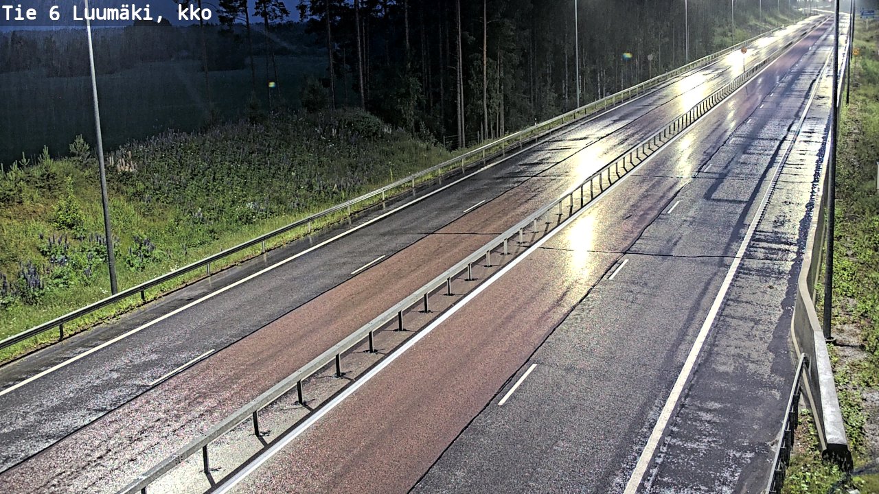 Kelikamerat Kuva Tie 6 Luumäki, kirkko, Luumäki, Etelä-Karjala