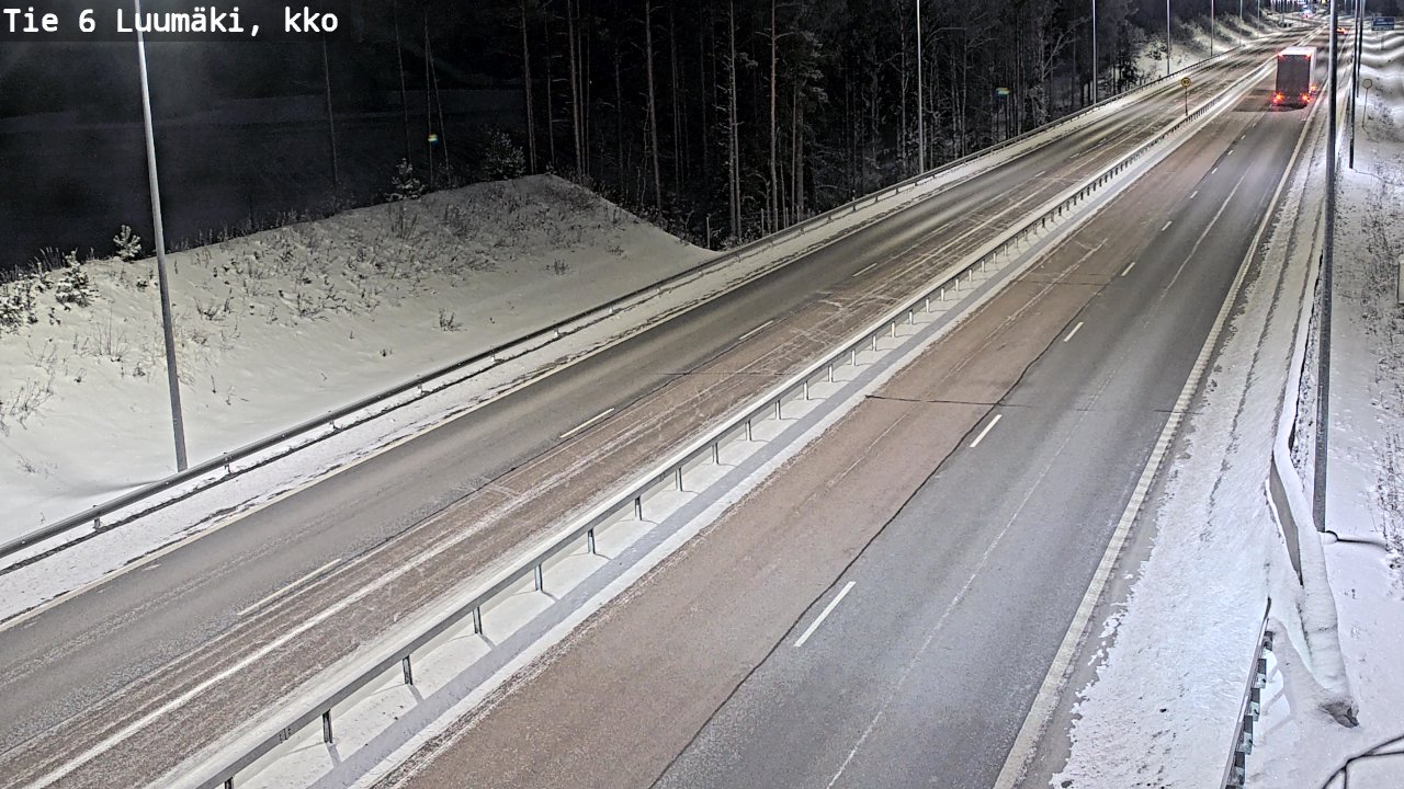 Kelikamerat Kuva Tie 6 Luumäki, kirkko, Luumäki, Etelä-Karjala