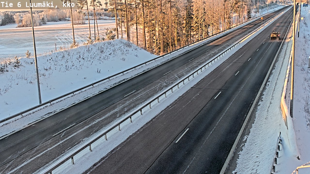 Kelikamerat Kuva Tie 6 Luumäki, kirkko, Luumäki, Etelä-Karjala