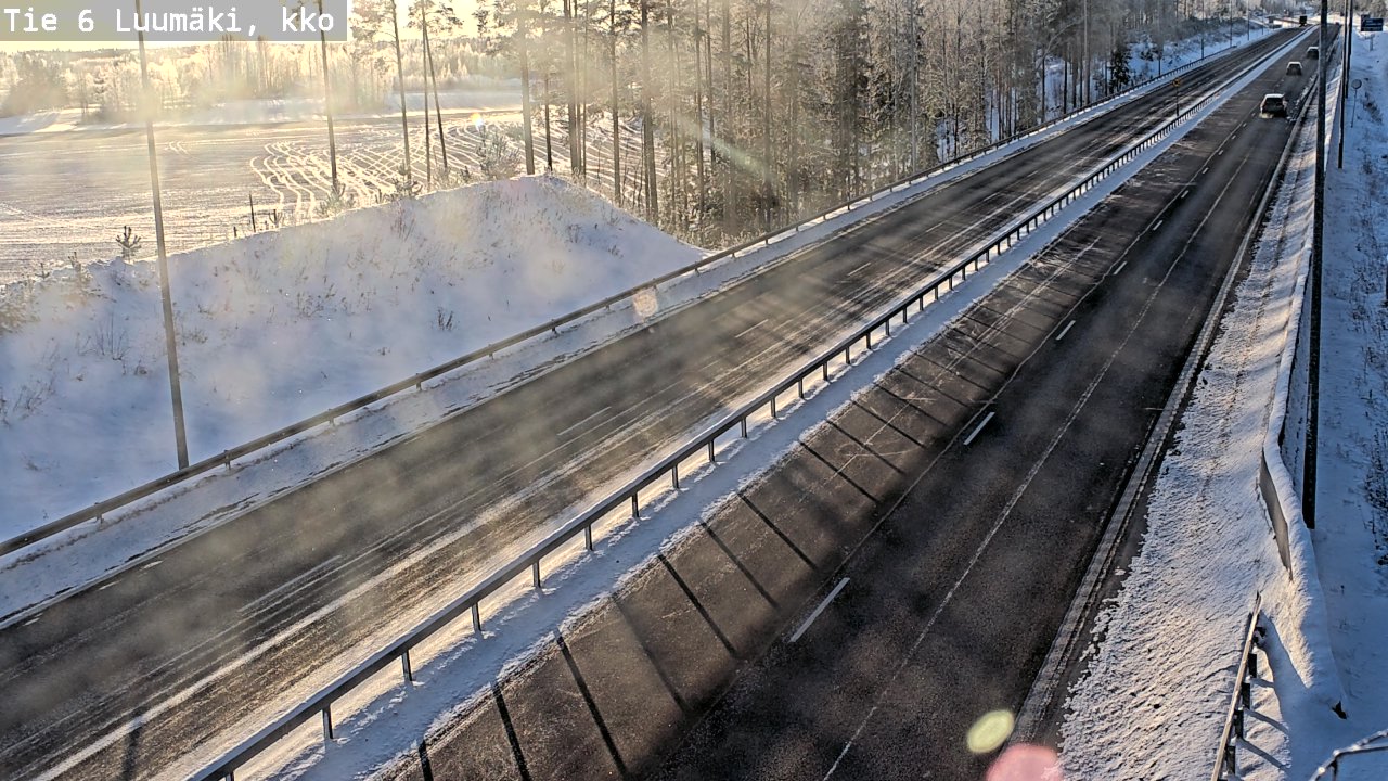 Kelikamerat Kuva Tie 6 Luumäki, kirkko, Luumäki, Etelä-Karjala