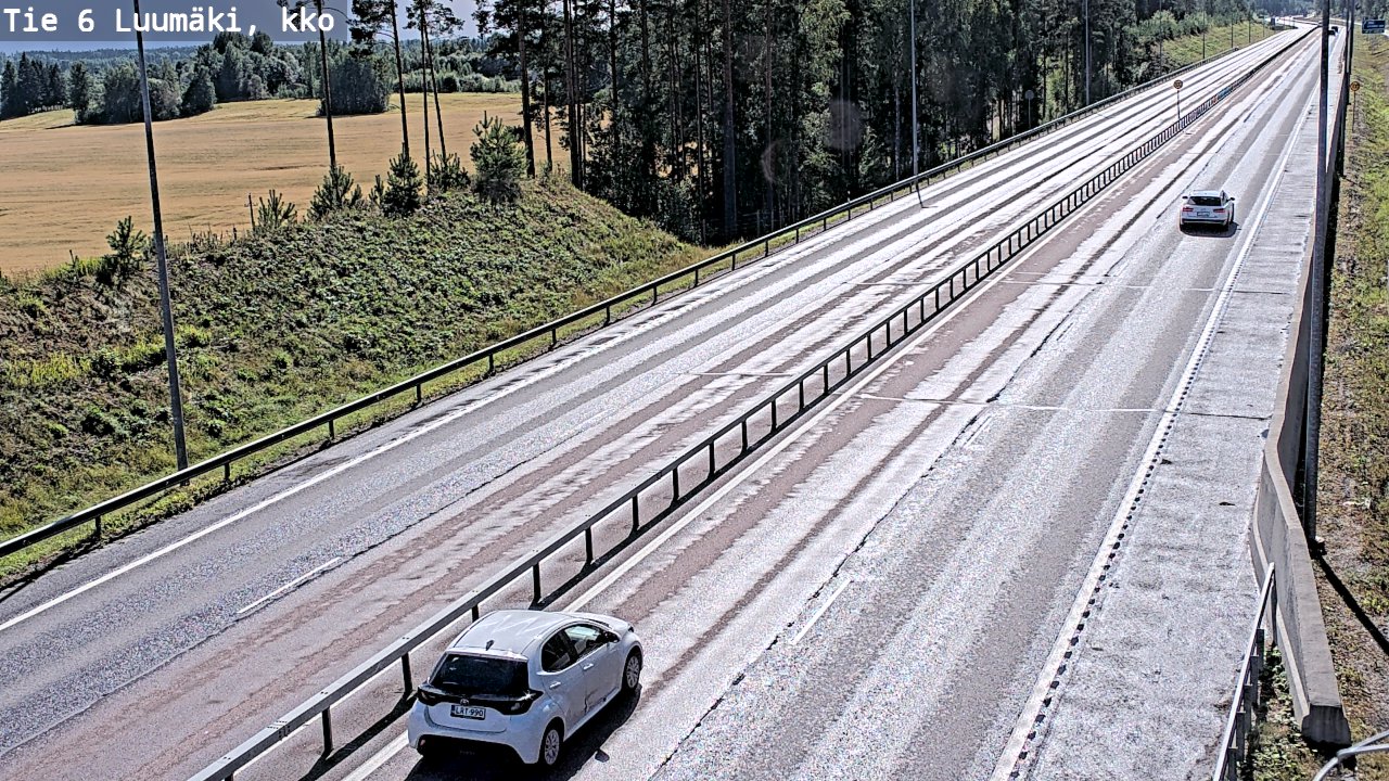 Kelikamerat Kuva Tie 6 Luumäki, kirkko, Luumäki, Etelä-Karjala