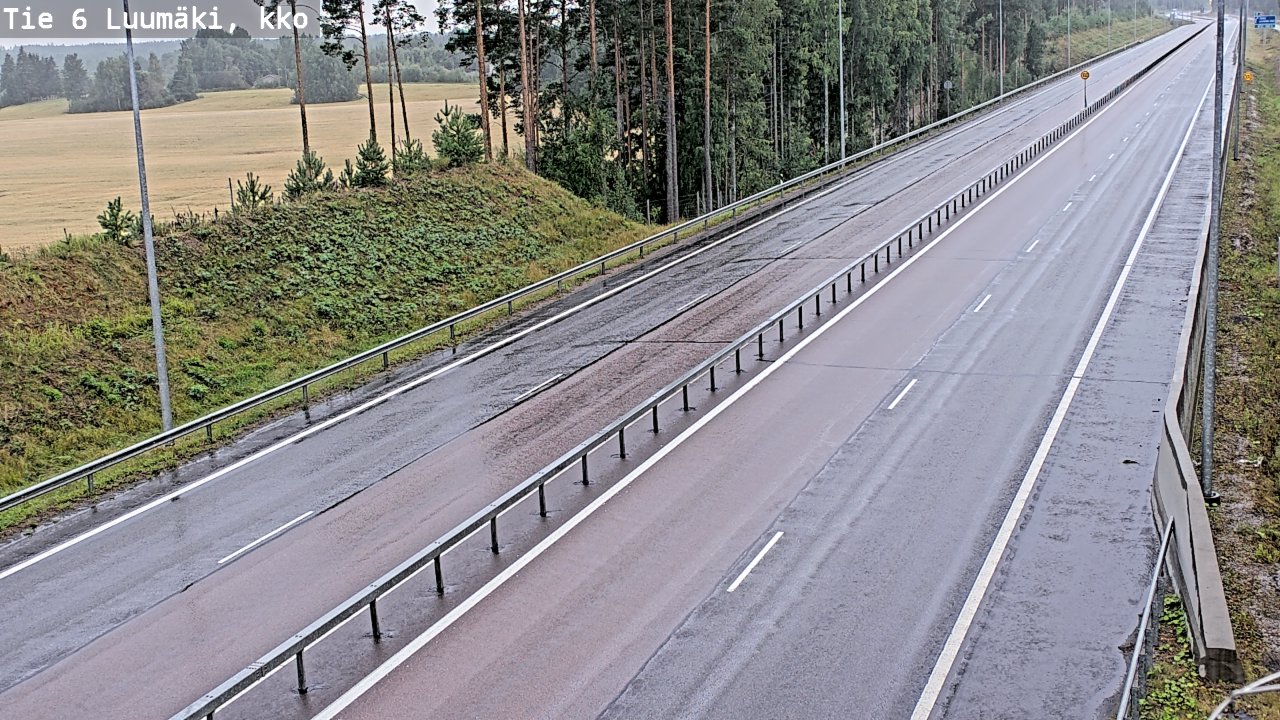 Kelikamerat Kuva Tie 6 Luumäki, kirkko, Luumäki, Etelä-Karjala