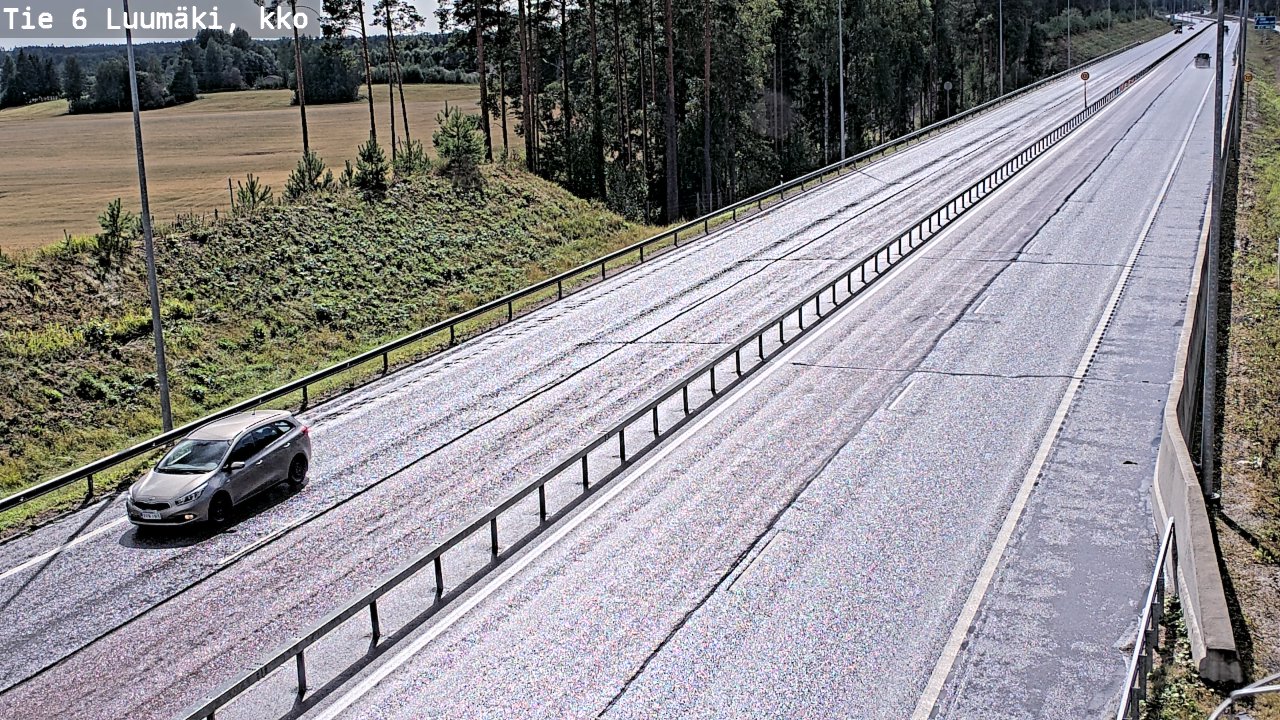 Kelikamerat Kuva Tie 6 Luumäki, kirkko, Luumäki, Etelä-Karjala