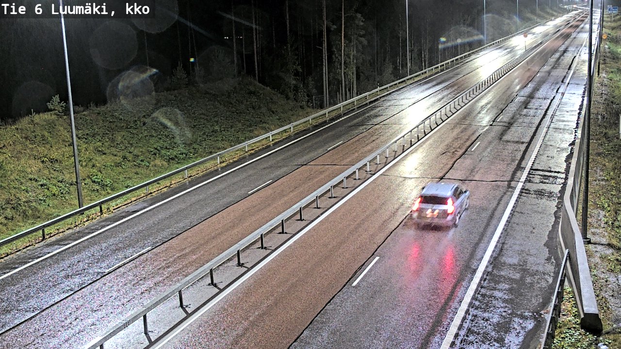 Kelikamerat Kuva Tie 6 Luumäki, kirkko, Luumäki, Etelä-Karjala