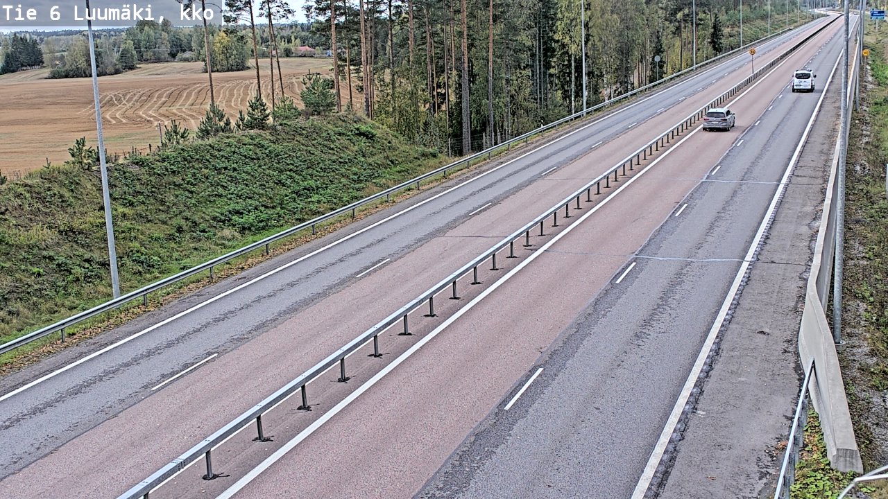 Weather Camera Image Road 6 Luumäki, kirkko, Luumäki, Etelä-Karjala