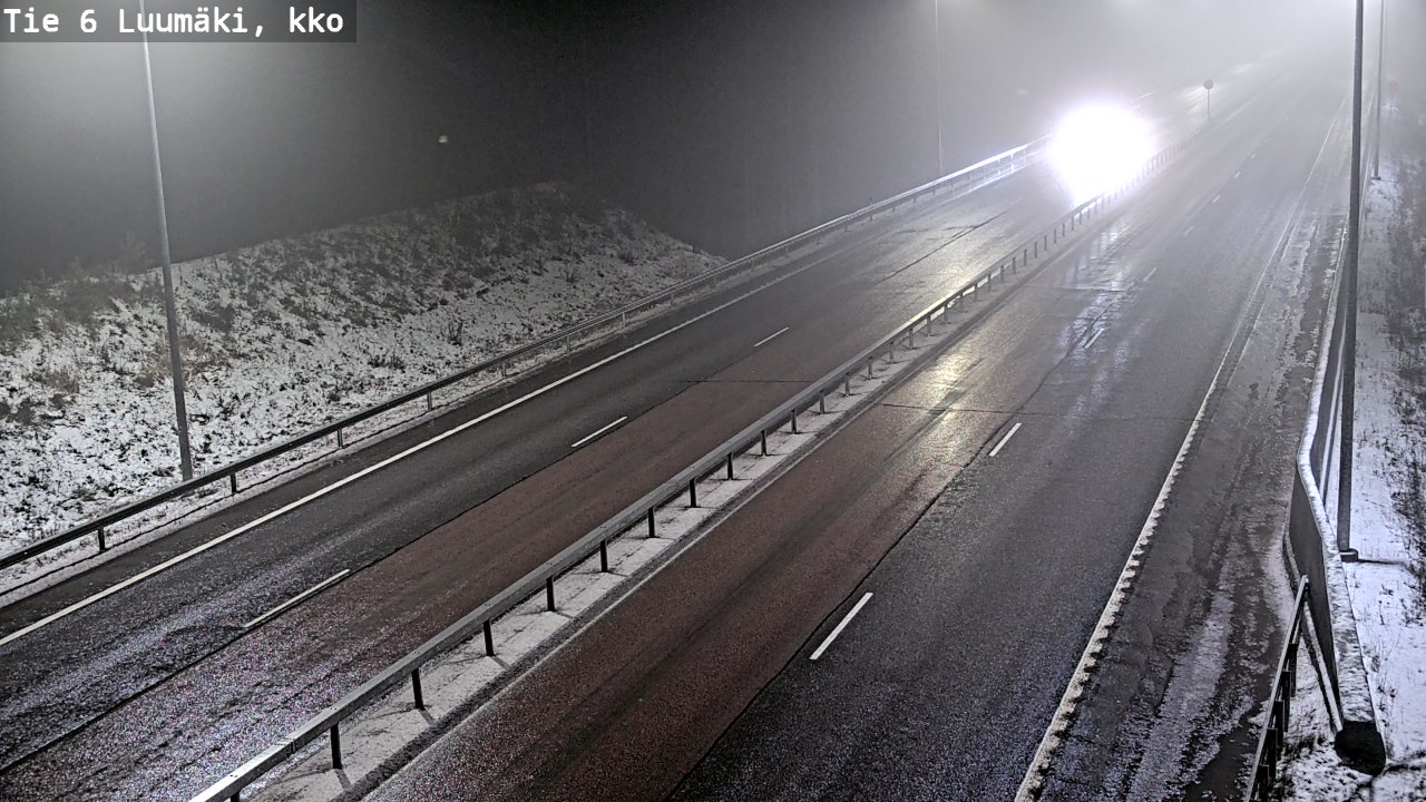 Weather Camera Image Road 6 Luumäki, kirkko, Luumäki, Etelä-Karjala