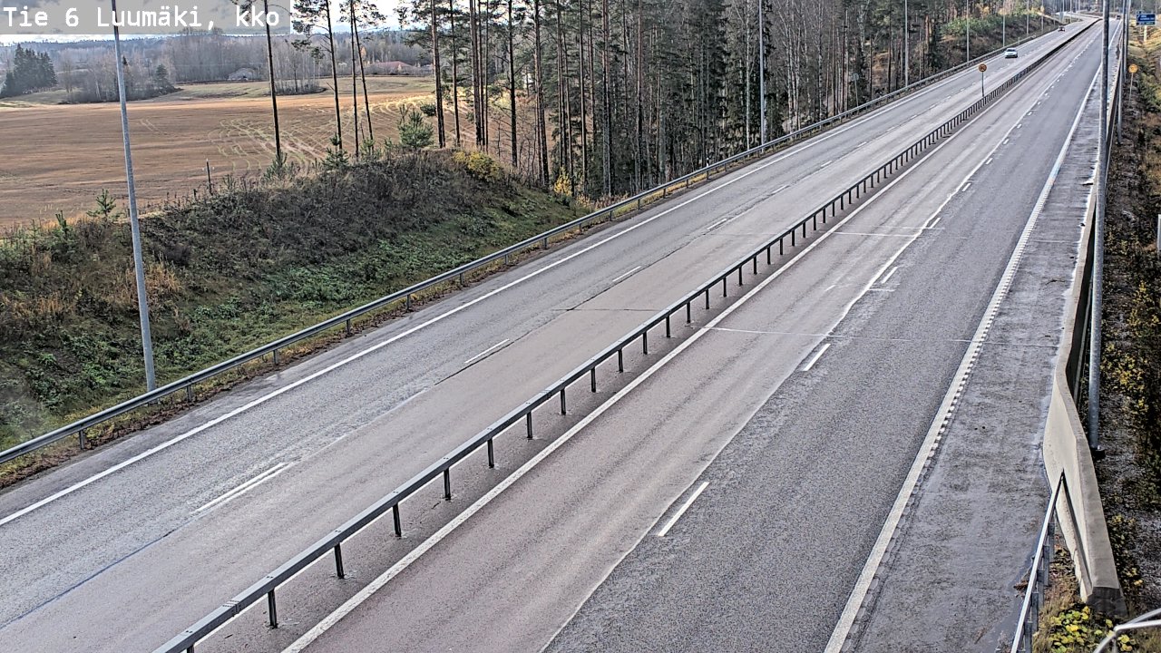 Kelikamerat Kuva Tie 6 Luumäki, kirkko, Luumäki, Etelä-Karjala