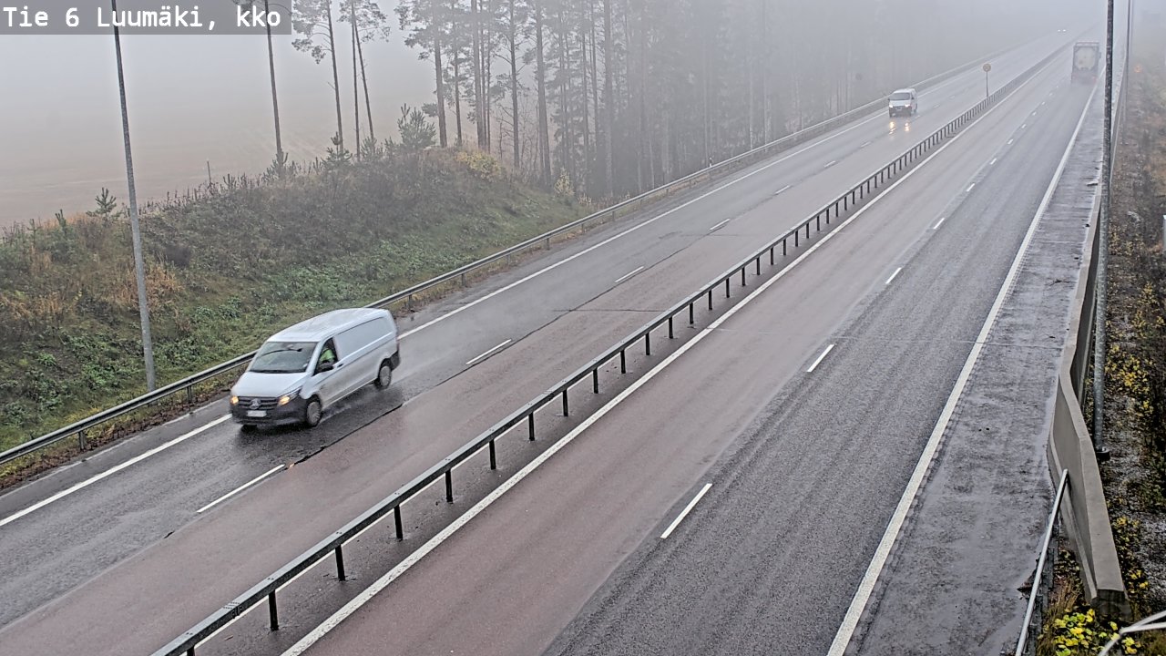 Kelikamerat Kuva Tie 6 Luumäki, kirkko, Luumäki, Etelä-Karjala